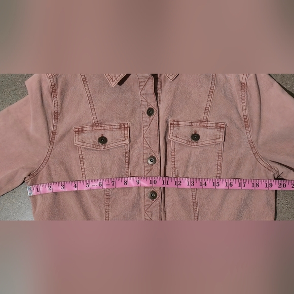 Prana Merrigan Dress - Champagne Corduroy - Size L - Picture 6 of 8